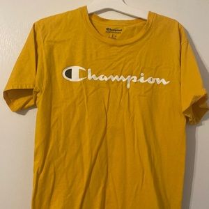 Yellow champion t-shirt